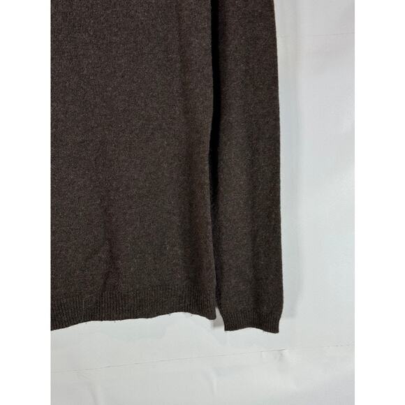 C BY BLOOMINGDALES Women's Brown Cashmere Turtleneck Pullover Sweater SZ M - Picture 8 of 9